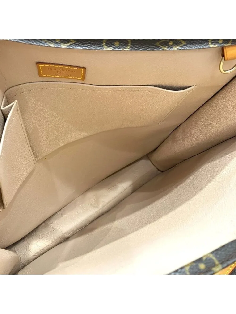 Louis Vuitton Monogram Sac Plat Tote Bag Canvas